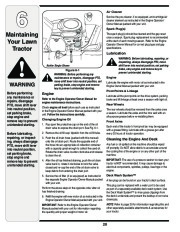 MTD Troy-Bilt Automatic Range Rider Tractor Lawn Mower Owners Manual page 20