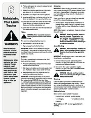 MTD Troy-Bilt Automatic Range Rider Tractor Lawn Mower Owners Manual page 22