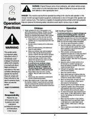 MTD Troy-Bilt Automatic Range Rider Tractor Lawn Mower Owners Manual page 4