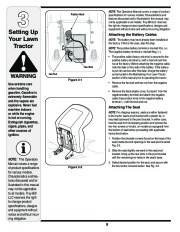 MTD Troy-Bilt Automatic Range Rider Tractor Lawn Mower Owners Manual page 8