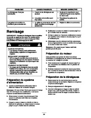 Toro 38428, 38429, 38441, 38442 Toro CCR 2450 and 3650 Snowthrower Manuel des Propriétaires, 2001 page 24