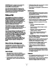 Toro 38428, 38429, 38441, 38442 Toro CCR 2450 and 3650 Snowthrower Manuel des Propriétaires, 2001 page 3