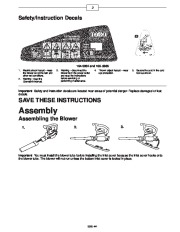 Toro 51569 Ultra 350 Blower Owners Manual, 2002, 2003, 2004, 2005 page 3