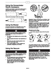 Toro 51569 Ultra 350 Blower Owners Manual, 2002, 2003, 2004, 2005 page 7