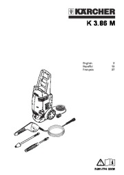 Kärcher K 3.86 M Electric Power High Pressure Washer Owners Manual page 1