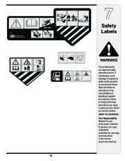 MTD 44M 46M Series 21 Inch Self Propelled Rotary Lawn Mower Owners Manual page 13