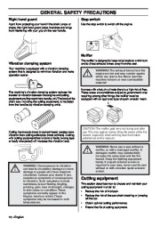 Husqvarna 357XP 357XPG 359G E-Tech Chainsaw Owners Manual, 2001,2002,2003,2004,2005,2006,2007,2008,2009,2010 page 10