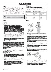 Husqvarna 357XP 357XPG 359G E-Tech Chainsaw Owners Manual, 2001,2002,2003,2004,2005,2006,2007,2008,2009,2010 page 18