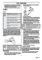 Husqvarna 357XP 357XPG 359G E-Tech Chainsaw Owners Manual, 2001,2002,2003,2004,2005,2006,2007,2008,2009,2010 page 19