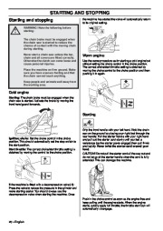 Husqvarna 357XP 357XPG 359G E-Tech Chainsaw Owners Manual, 2001,2002,2003,2004,2005,2006,2007,2008,2009,2010 page 20