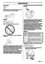 Husqvarna 357XP 357XPG 359G E-Tech Chainsaw Owners Manual, 2001,2002,2003,2004,2005,2006,2007,2008,2009,2010 page 35