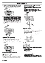 Husqvarna 357XP 357XPG 359G E-Tech Chainsaw Owners Manual, 2001,2002,2003,2004,2005,2006,2007,2008,2009,2010 page 36