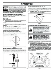 Husqvarna 1130ST Snow Blower Owners Manual, 2003,2004 page 10