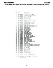 Husqvarna 1130ST Snow Blower Owners Manual, 2003,2004 page 25