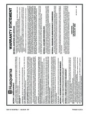 Husqvarna 1130ST Snow Blower Owners Manual, 2003,2004 page 32