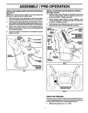 Husqvarna 1130ST Snow Blower Owners Manual, 2003,2004 page 7