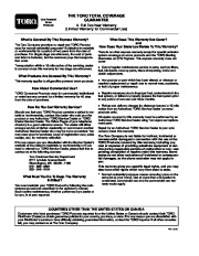 Toro 38430, 38435 Toro CCR 3000 38435 Snowthrower Owners Manual, 1999 page 28