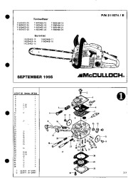 McCulloch Owners Manual, 1995 page 1