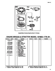 Toro Owners Manual, 2001 page 17