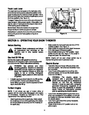 MTD Yard Machines E740F Snow Blower Owners Manual page 11