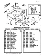 Toro 62924 5 hp Lawn Vacuum Parts Catalog, 1996 page 9