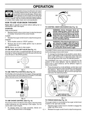 Husqvarna 1330SBEXP Snow Blower Owners Manual, 2006,2007,2008 page 10