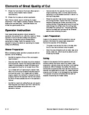 Toro 16585, 16785 Toro Lawnmower Quality of Cut Manual, 1991 page 10