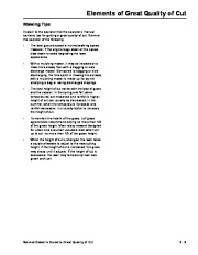 Toro Toro Lawnmower Quality of Cut Manual, 1996 page 11
