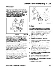 Toro 16585, 16785 Toro Lawnmower Quality of Cut Manual, 1991 page 9