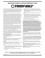 MTD Troy-Bilt 430 Push Lawn Mower Owners Manual page 20