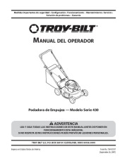 MTD Troy-Bilt 430 Push Lawn Mower Owners Manual page 21