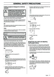 Husqvarna 336 Chainsaw Owners Manual, 2001,2002,2003,2004,2005,2006 page 11