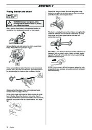 Husqvarna 336 Chainsaw Owners Manual, 2001,2002,2003,2004,2005,2006 page 16