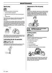 Husqvarna 336 Chainsaw Owners Manual, 2001,2002,2003,2004,2005,2006 page 34