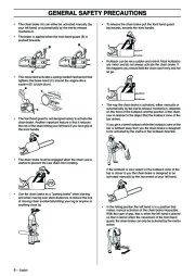 Husqvarna 336 Chainsaw Owners Manual, 2001,2002,2003,2004,2005,2006 page 8