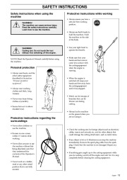 Husqvarna 325P4 X-Series Chainsaw Owners Manual, 1995,1996,1997,1998,1999,2000,2001 page 13