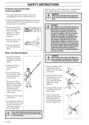 Husqvarna 325P4 X-Series Chainsaw Owners Manual, 1995,1996,1997,1998,1999,2000,2001 page 14