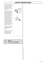 Husqvarna 325P4 X-Series Chainsaw Owners Manual, 1995,1996,1997,1998,1999,2000,2001 page 15