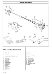 Husqvarna 325P4 X-Series Chainsaw Owners Manual, 1995,1996,1997,1998,1999,2000,2001 page 16