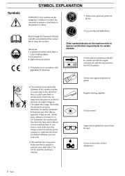 Husqvarna 325P4 X-Series Chainsaw Owners Manual, 1995,1996,1997,1998,1999,2000,2001 page 2