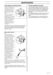 Husqvarna 325P4 X-Series Chainsaw Owners Manual, 1995,1996,1997,1998,1999,2000,2001 page 21