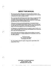 Toro 38079, 38087 and 38559 Toro  924 Power Shift Snowthrower Service Manual, 2001 page 7