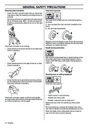 Husqvarna 3120XP Chainsaw Owners Manual, 2001,2002,2003,2004,2005,2006,2007,2008,2009,2010 page 14