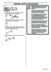 Husqvarna 3120XP Chainsaw Owners Manual, 2001,2002,2003,2004,2005,2006,2007,2008,2009,2010 page 15