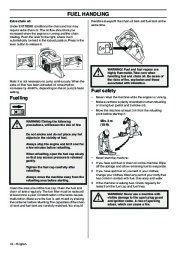 Husqvarna 3120XP Chainsaw Owners Manual, 2001,2002,2003,2004,2005,2006,2007,2008,2009,2010 page 18