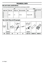 Husqvarna 3120XP Chainsaw Owners Manual, 2001,2002,2003,2004,2005,2006,2007,2008,2009,2010 page 38