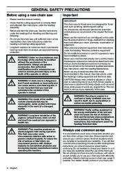 Husqvarna 3120XP Chainsaw Owners Manual, 2001,2002,2003,2004,2005,2006,2007,2008,2009,2010 page 6