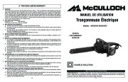 McCulloch Owners Manual page 11