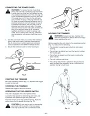Craftsman 316.790130 15 Inch Weedwacker Trimmer Owners Manual page 10