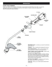 Craftsman 316.790130 15 Inch Weedwacker Trimmer Owners Manual page 8